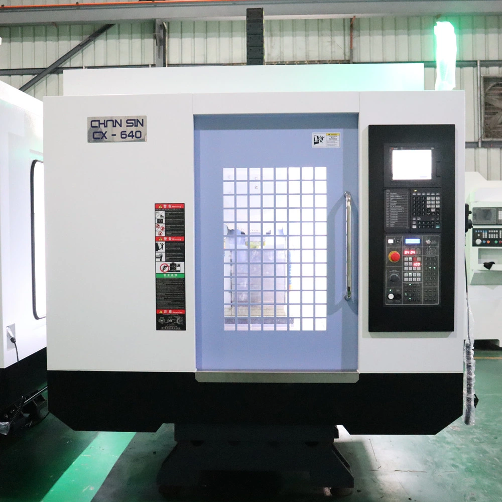 Fanuc Control Vertical CNC Drilling Tapping Milling Machine Center for Metal Vmc Cx-640/T6/T600
